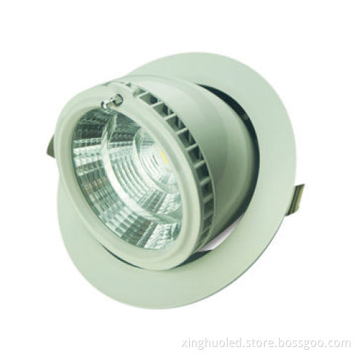 LED downlights gimbals, COB AC85-265V, 110mm cutout, 10W, 80-100lm/W